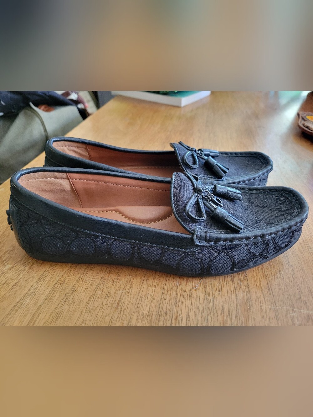 Coach Greenwich Loafers FG3450 Black Women's 6.5B / EU 37